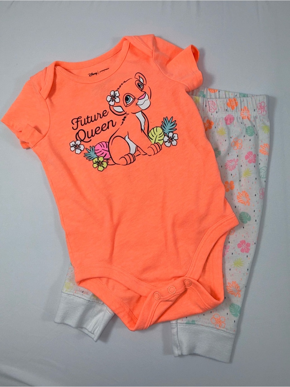 Disney Baby x Jumping Beans 9M The Lion King Nala 2-Piece Matching Outfit